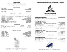 seventh day adventist wedding reception program